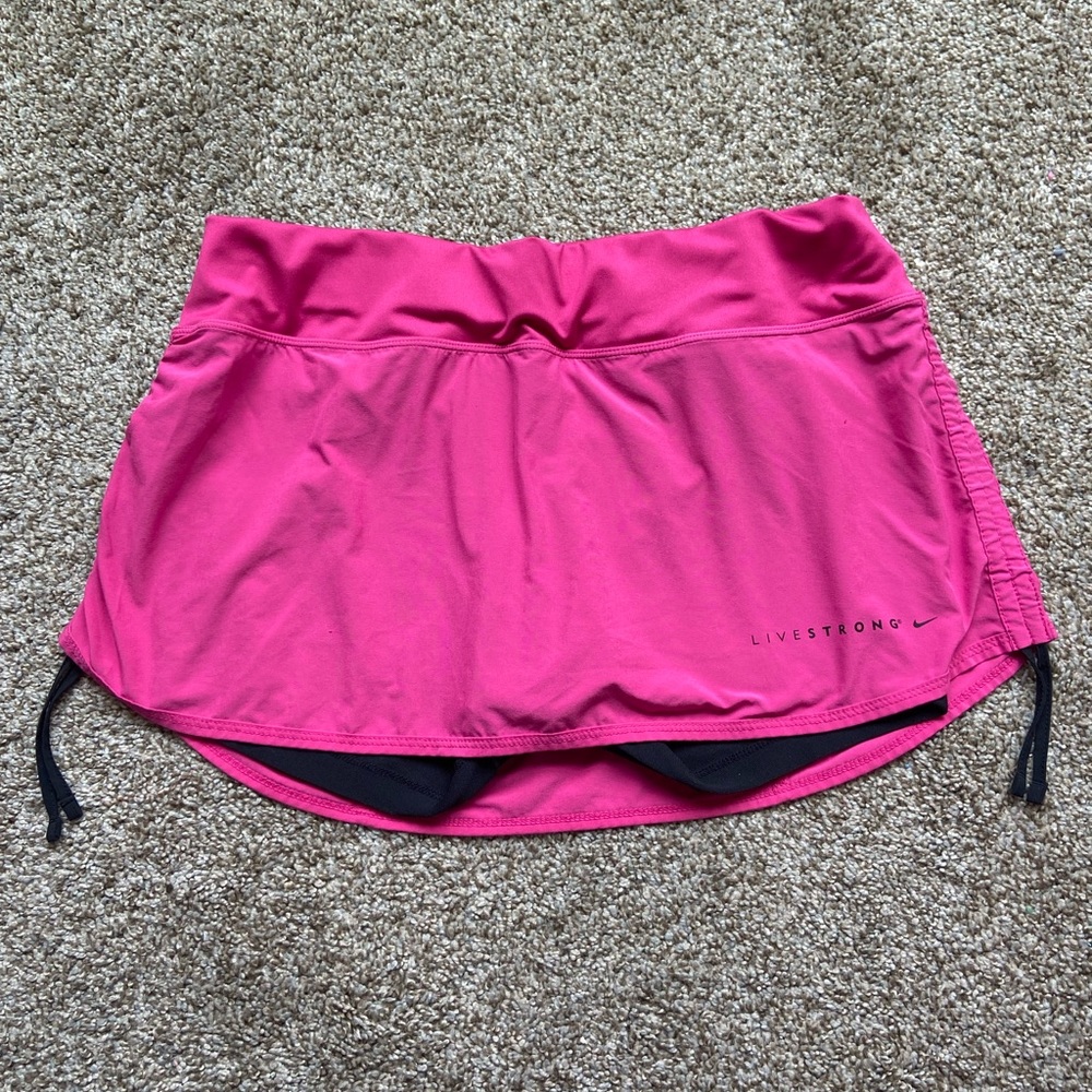 Nike, livestrong tennis skirt, shorts underneath